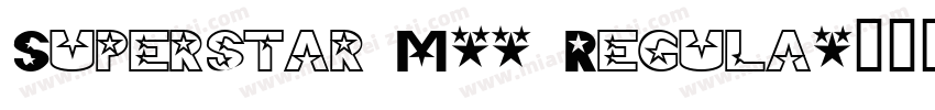 Superstar M54 Regula字体转换